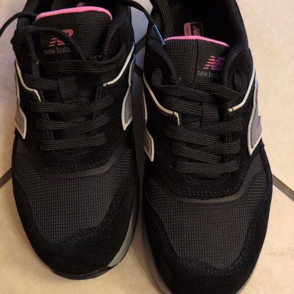 NWT New Balance Elite Lite Sneaker Composite Toe Work Shoe Black / Rose Size 7.5 - Picture 6 of 10